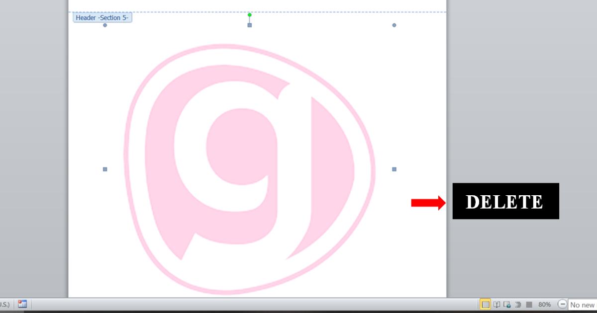 Hướng dẫn xóa Watermark trong trang Word